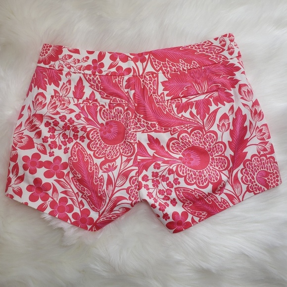 J.Crew 3" Chino Pink Floral Short - Picture 2 of 2